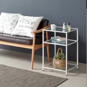 [알티피아]틈새 협탁 간이 모듈 미니 보조 침대 반투명 테이블 선반 사이드