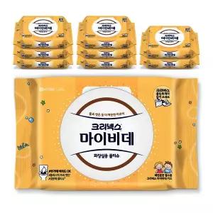 크리넥스 마이비데 키즈 캡 40매 9팩 화장실 물티슈 배변훈련