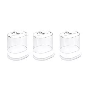 아크릴 레고보관 소품보관 반지보관함 피큐어보관함 케이스3pcs 라운드보관