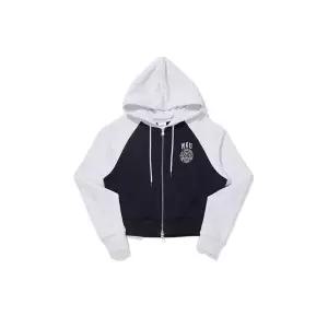 마크엠 여성 크롭 래글런 후드 집업 네이비 MHIBH8652[택가99000원] 2228659