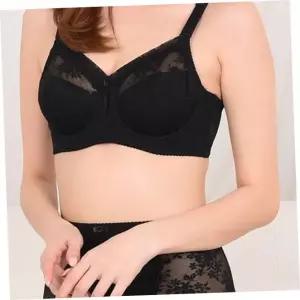 노와이어 여성스러운 플라워 디자인 노몰드 와이어 B컵 브라