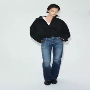 ZARA 페이크 스웨이드 봄버 재킷 - 블랙 4344/659/800