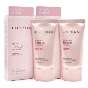 [엔프라니] 실키핏 선블록 70ml+70ml 핑크톤업선크림[36212699]