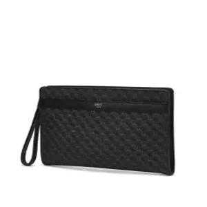닥스 액세서리 27SS [클러치][LOUIS GRID][루이스 그리드] 블랙 DD 패턴 PVC DBBA75034BK