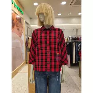 모르코 체크 블라우스 BABLA4541