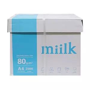 밀크 2500장 복사용지 A4 종이 80g 에이포 500X5권 T