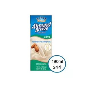 아몬드브리즈 오리지널, 190ml, 24개