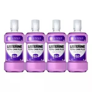 리스테린 토탈케어 플러스 가글 입냄새제거 구강청결제 750ml, 4개