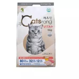 전연령 고양이 반려묘 건식 사료 비타플러스 5kg 건식사료 LOB92A2