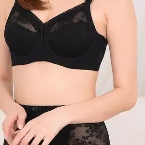 여성스러운 플라워 디자인 노몰드 와이어 B컵 브라 스판기좋은소재 가성비좋은 US31808
