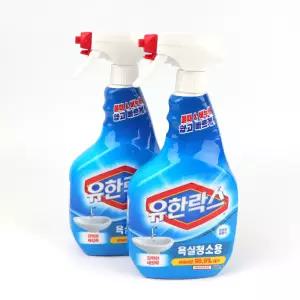 유한락스 욕실청소용 세제 600ml 용기 2p 세정제