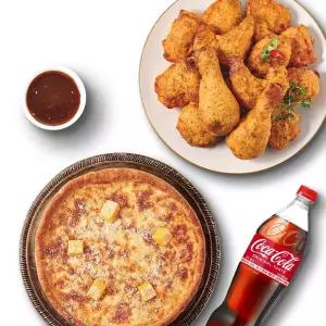 [굽네치킨] 고추바사삭+시카고피자+콜라1.25L