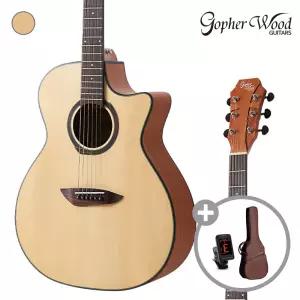 고퍼우드 G130C 어쿠스틱기타 /GA바디 통기타 +풀옵션