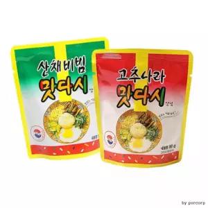 군대의참맛 맛다시 고추나라 산채비빔 90g 만능 양념 소스 요리 캠핑 등산 낚시