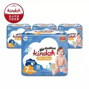 킨도 오슬림 에어쿨쿨 팬티형 기저귀 7단계 특점보(17∼21kg) 26매x4팩