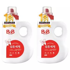 비앤비 유아 섬유 세제 시그니처향 1.5L 2개
