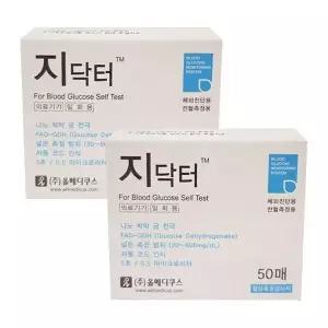 [제이큐]지닥터 혈당검사지 50매입 x 2박스