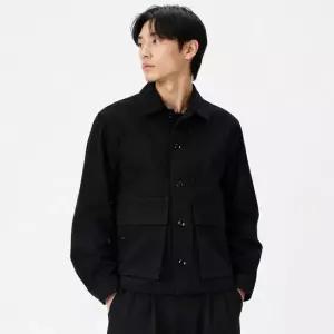 르메르 26FW 블랙 박시 데님 자켓 OW1223 LD1055 999