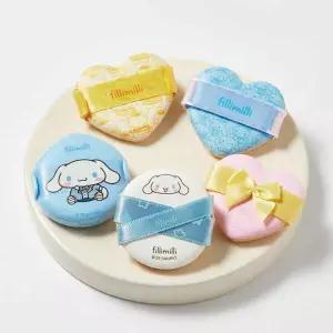 필리밀리 쿠션 팡팡퍼프 5P [산리오캐릭터즈 시나모롤/폼폼푸린]
