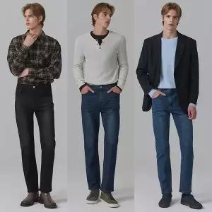 [하프클럽/뱅뱅]뱅뱅 26FW 남성 라이크라 스트레이트 데님 3종