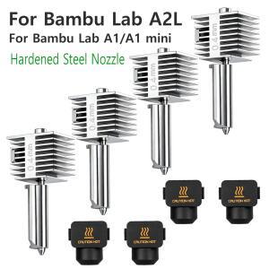 밤부랩 A2L용 핫엔드 키트 일체형 경화강 노즐 올인원 0.2/0.4/0.6/0.8mm (BAMBOO 3D 프린터 부품용)