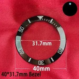 포지링크 GMT 시계 베젤 40mm 인서트 세라믹 다이빙 케이스용 링