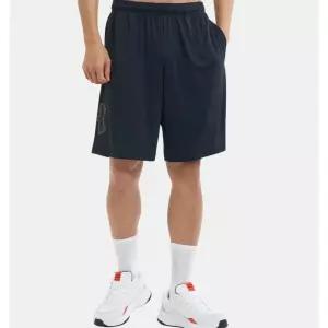 언더아머 UNDER ARMOUR 1306443-001 블랙 남성 UA Tech 그래픽 쇼츠 기능성 반바지