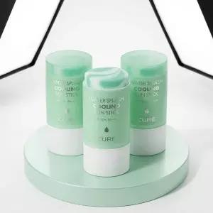 [4회연속] 김정문알로에 큐어 쿨링 선스틱 2입(23g + 23g) [얼음자차]