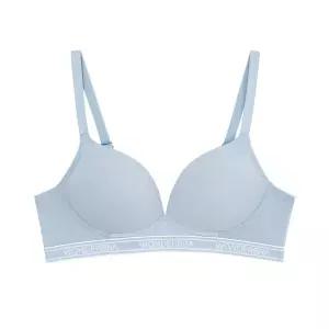 [원더브라]스포츠 아웃밴드 노와이어 브라 블루 WBWBR4M22A