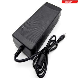 DC5V 20A LED 전원 공급 장치 어댑터 PSU 교체 100W 충전기 ARGB 스트립 라이트 CCTV 카메라 용 5.5mm x DC