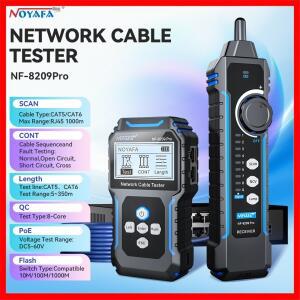 노야파 NF-8209Pro 케이블 트래커 RJ45 RJ11 네트워크 테스터 5-350M 길이 방해 방지 PoE