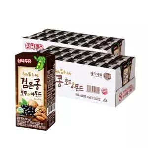 삼육두유 검은콩 호두와 아몬드 두유 190ml 48팩