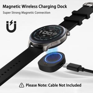 Amazfit Balance 2/Balance/T-Rex 3/Helio 스마트 워치 충전 도크 교체용 어댑터용 무선 변환기