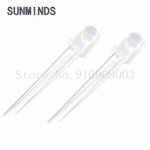 100pc LED 5mm 940nm IR 적외선 방출 원형 튜브 라이트 다이오드