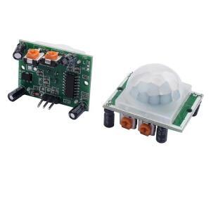4pcs HC SR501 PIR 모션 센서 모듈 Arduino 보안 조명용 초전형 적외선 인간 감지기 그린 보드