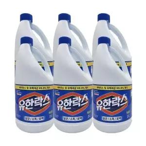 [하프클럽/셀러허브]유한락스 레귤러 2Lx6개