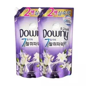 [하프클럽/셀러허브]다우니 섬유유연제 화이트티와 릴리향 리필 1.6L x2