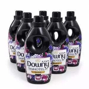 [하프클럽/셀러허브]DOWNY 호텔 컬렉션 미스티크 1L 섬유유연제 6개