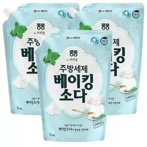 [하프클럽/셀러허브]퐁퐁 베이킹소다 주방세제 리필 1.2L 3개
