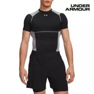 남성 UA HeatGear 엘리트 컴프레션 숏 슬리브 6015382-008