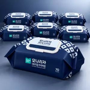 모나리자 내추럴 물티슈 80GSM 70매 10개