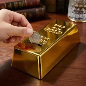 금괴 저금통 골드바저금통 금괴모형 디자인저금통-WFQTLNE