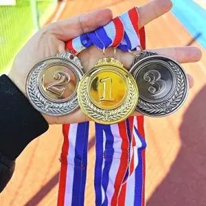 상메달 금은동 메달 목걸이메달 시상 우승 기념메달 완주 메달줄-WFR0ZAR