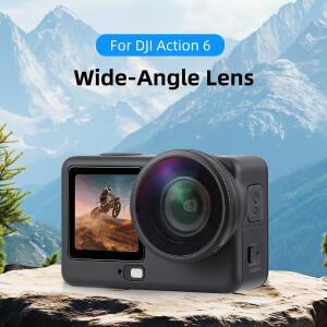 DJI 오즈모 액션 6용 PULUZ FOV 부스트 렌즈 185도 광각