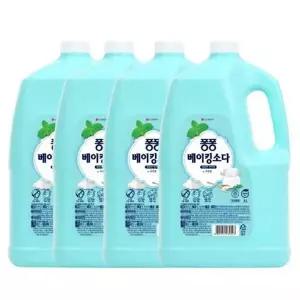 [셀러허브]퐁퐁 주방세제 베이킹소다 3000ML 4개 (S16289604)