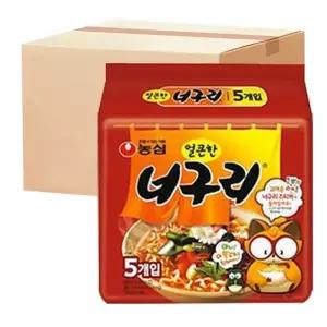 농심 얼큰한너구리 멀티5개입 X 8개