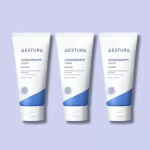 [에스트라] AESUTRA 에스트라 아토베리어 365 크림 80ml 3개 페이스 바디로션 수분 보습