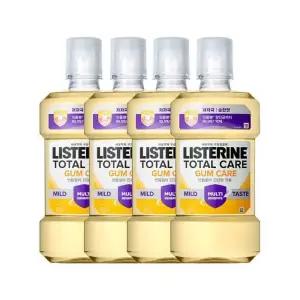 리스테린 토탈케어 검케어 마일드 750ml 4개