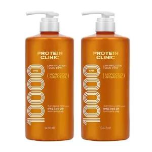 엘라스틴 프로틴클리닉 단백질 고영양샴푸 1000ml 2개
