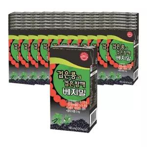 정식품 베지밀 검은콩과 검은참깨 190ml 72개